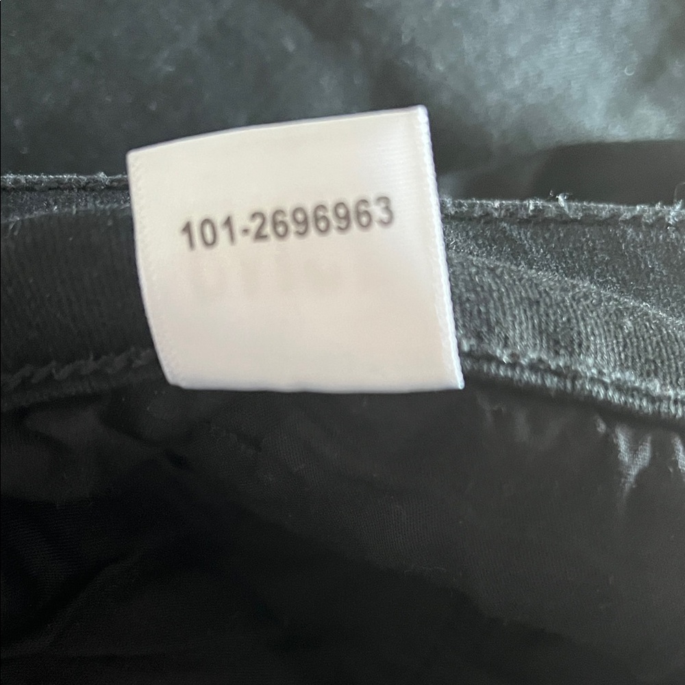 Paige High Rise Muse Coated Cigarette Jeans in Deep Black - Picture 10 of 12